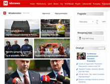 Tablet Screenshot of mixnews.pl